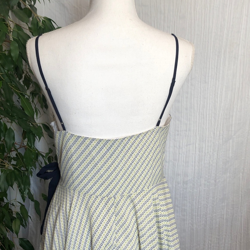 BANANA REPUBLIC size 8 halter top asymmetric hem high low summer dressy dress - Picture 6 of 12